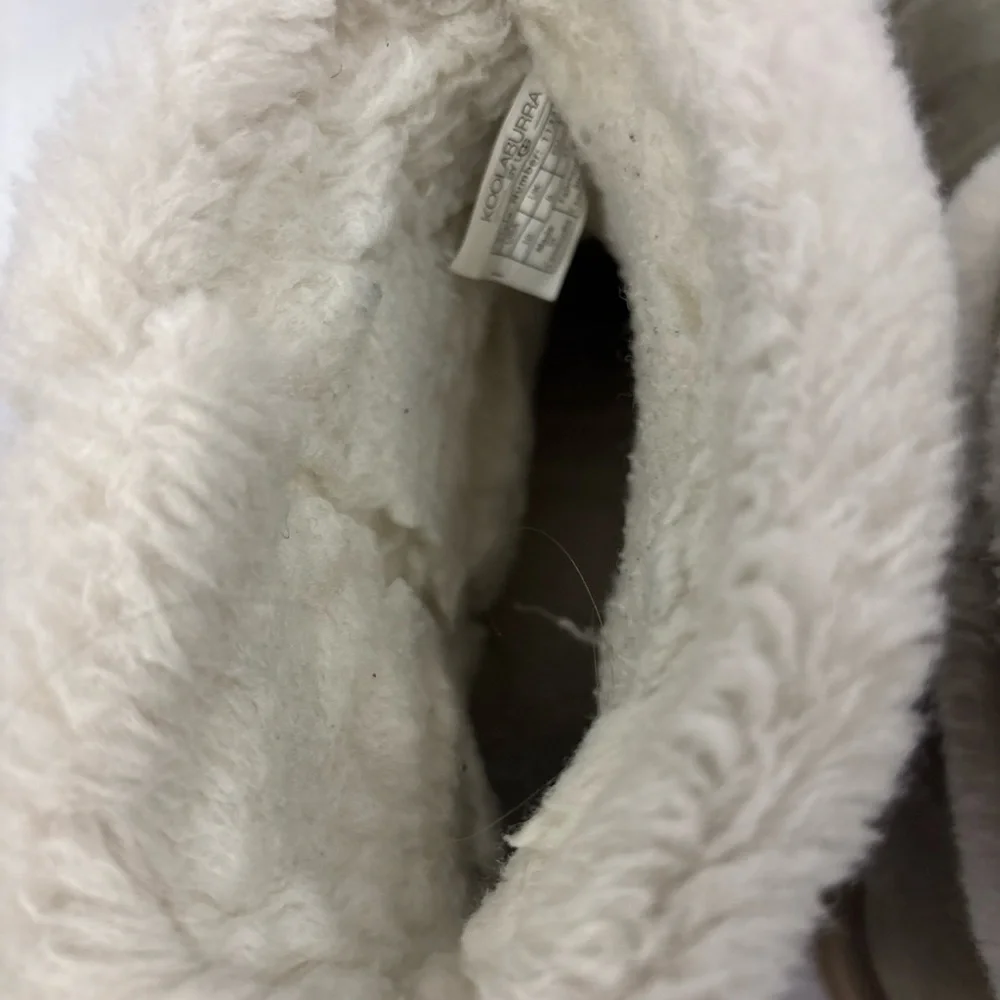 UGG Womans Koolaburra Size 10 USA Mini  Barley Suede Boots Dune Gray 1133079 - Picture 8 of 13